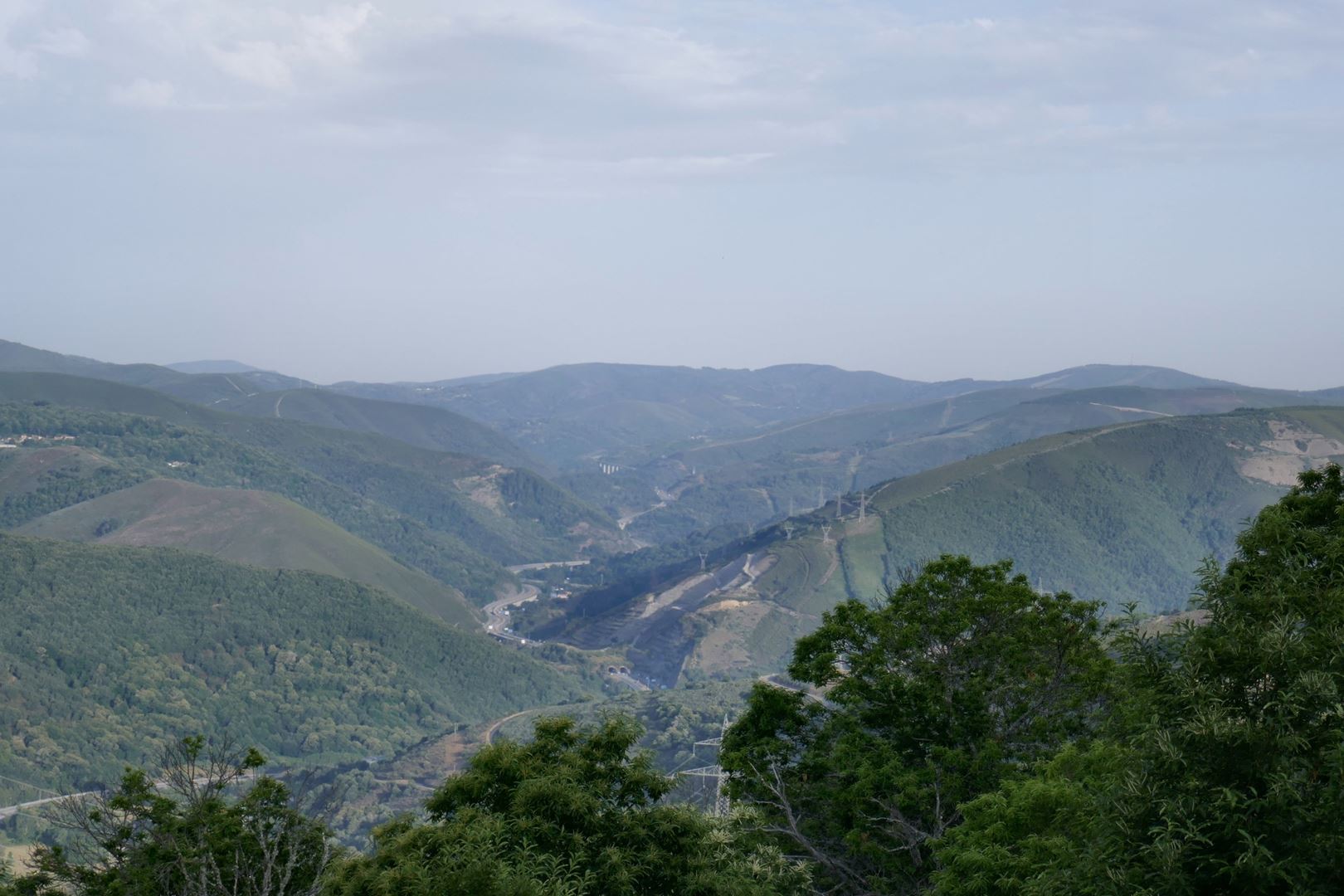 Pogled na dolino Valcarce